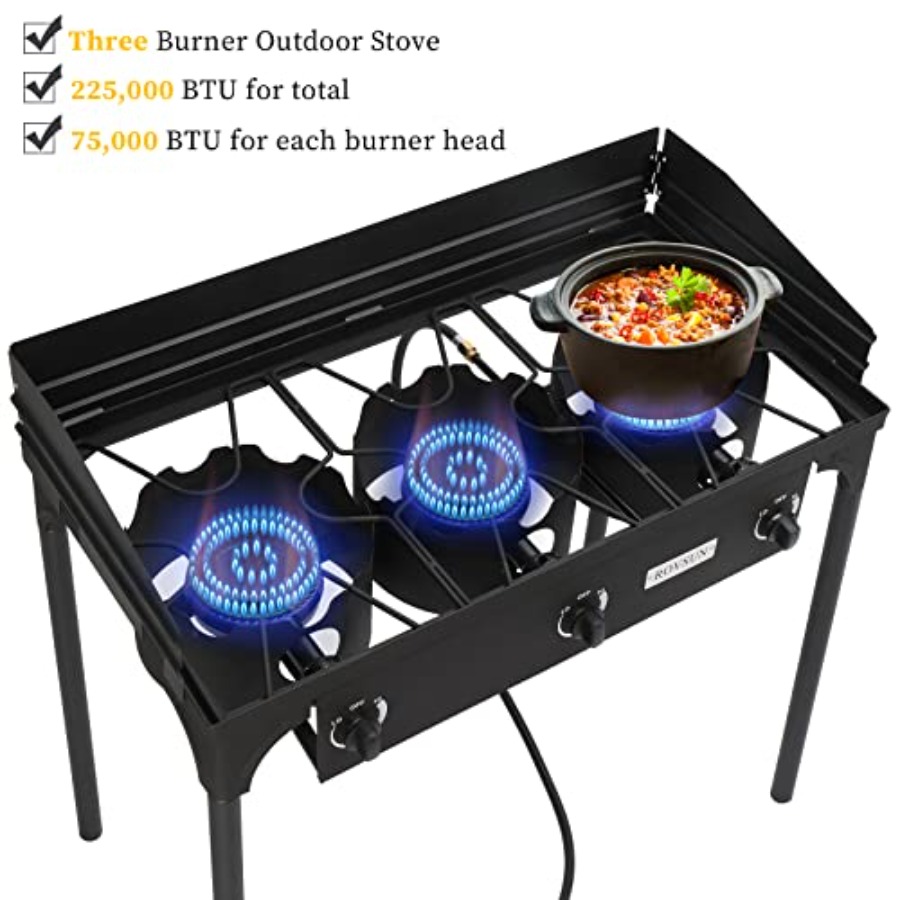 Réchaud à gaz propane extérieu - Camping Cooking Propane avis et prix