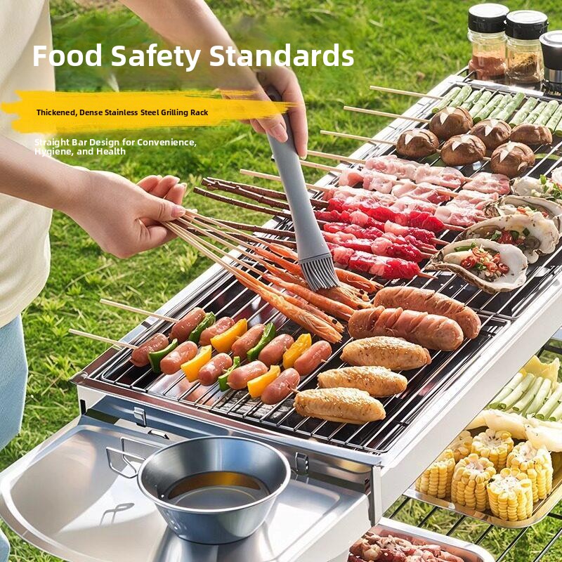Barbecue portable en acier ino - Camping Cooking Requirements avis et prix