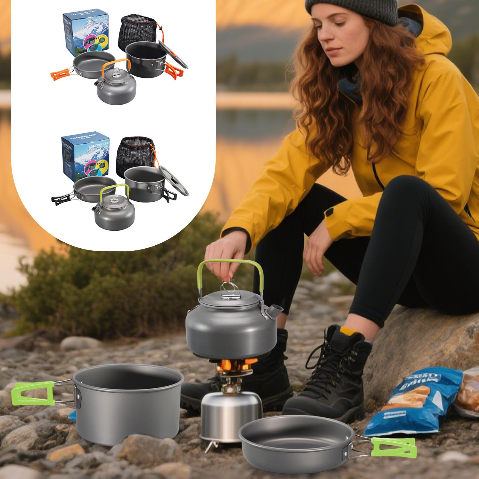 Ustensiles de cuisine de Campi - Camping Cooking Set With Kettle avis et prix