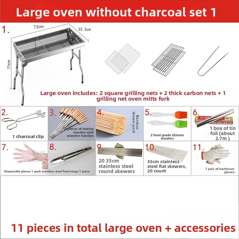 Grand barbecue pliable au char - Camping Cooking Grill avis et prix