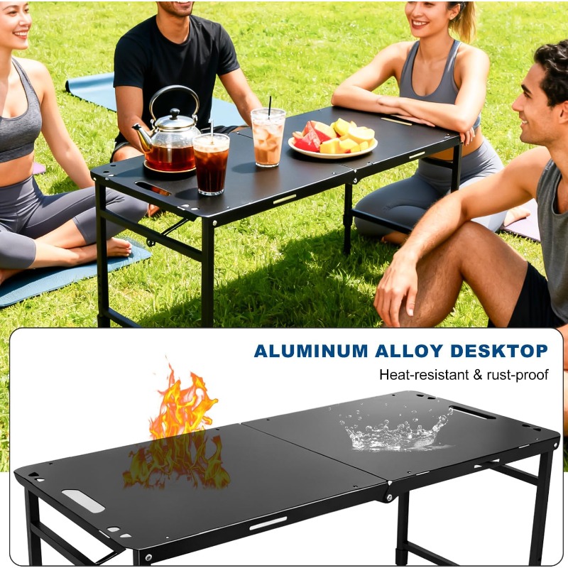 Table de camping pliable régla - Camping Cooking Table avis et prix