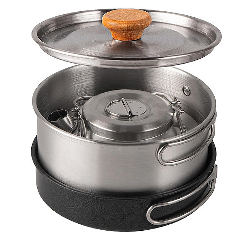 Ensemble de cuisine de camping - Camping Cooking Set With Kettle avis et prix
