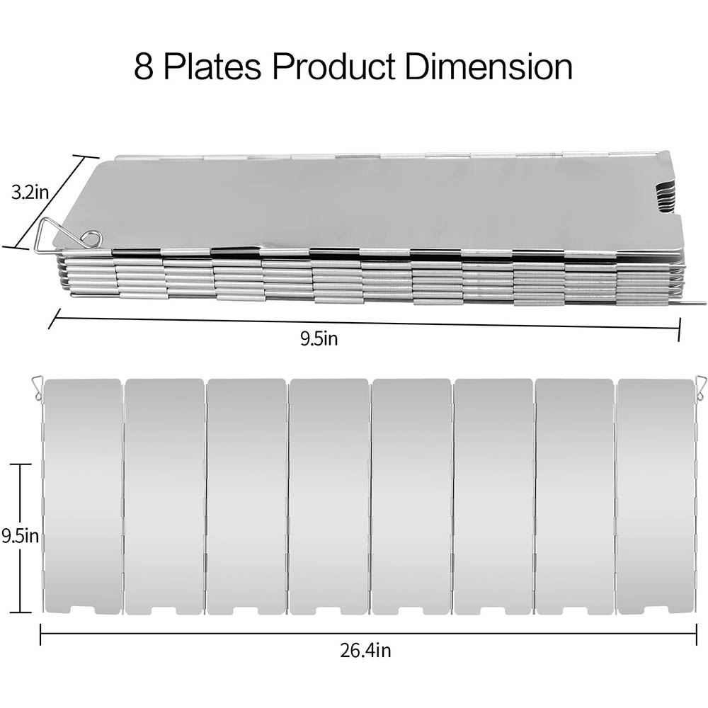 Pare-vent de cuisinière en alu - Camping Cooking Windshield avis et prix