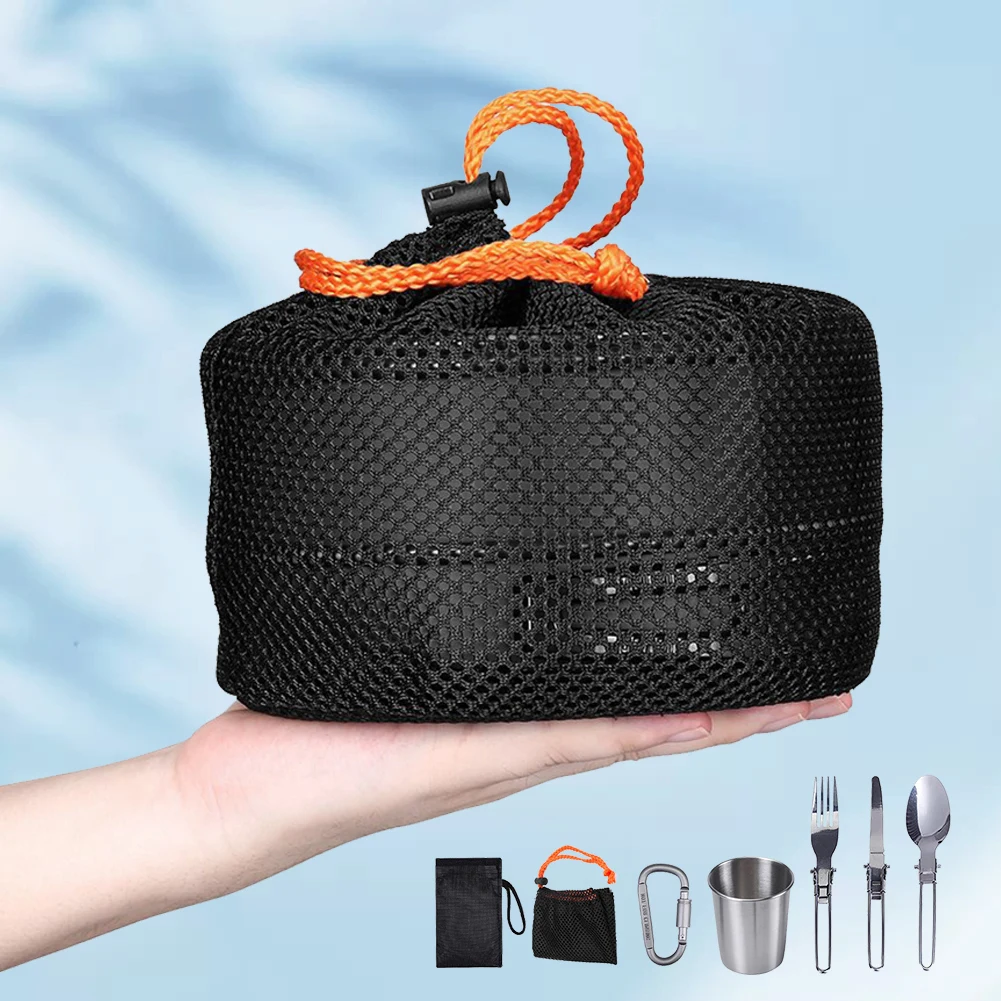 Kit de cuisine de camping, bou - Camping Cooking Set With Kettle avis et prix