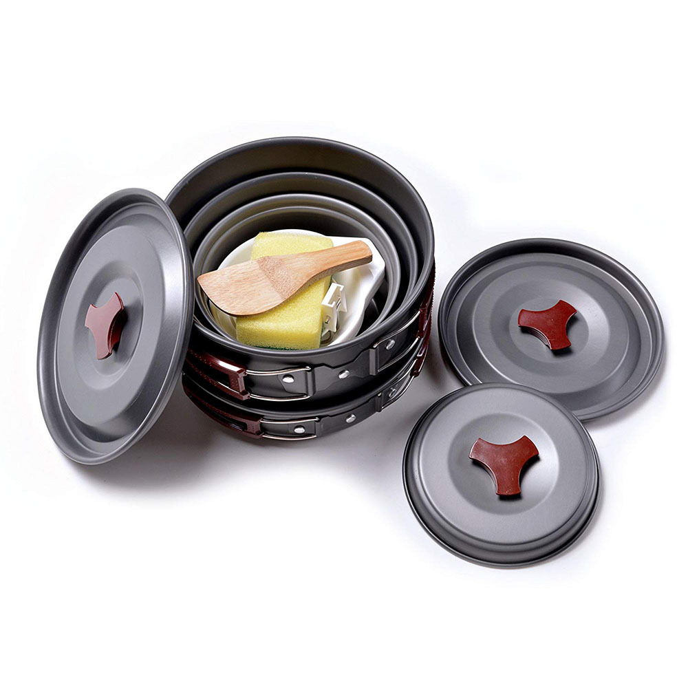 Kit de batterie de cuisine de  - Camping Cooking Ware avis et prix