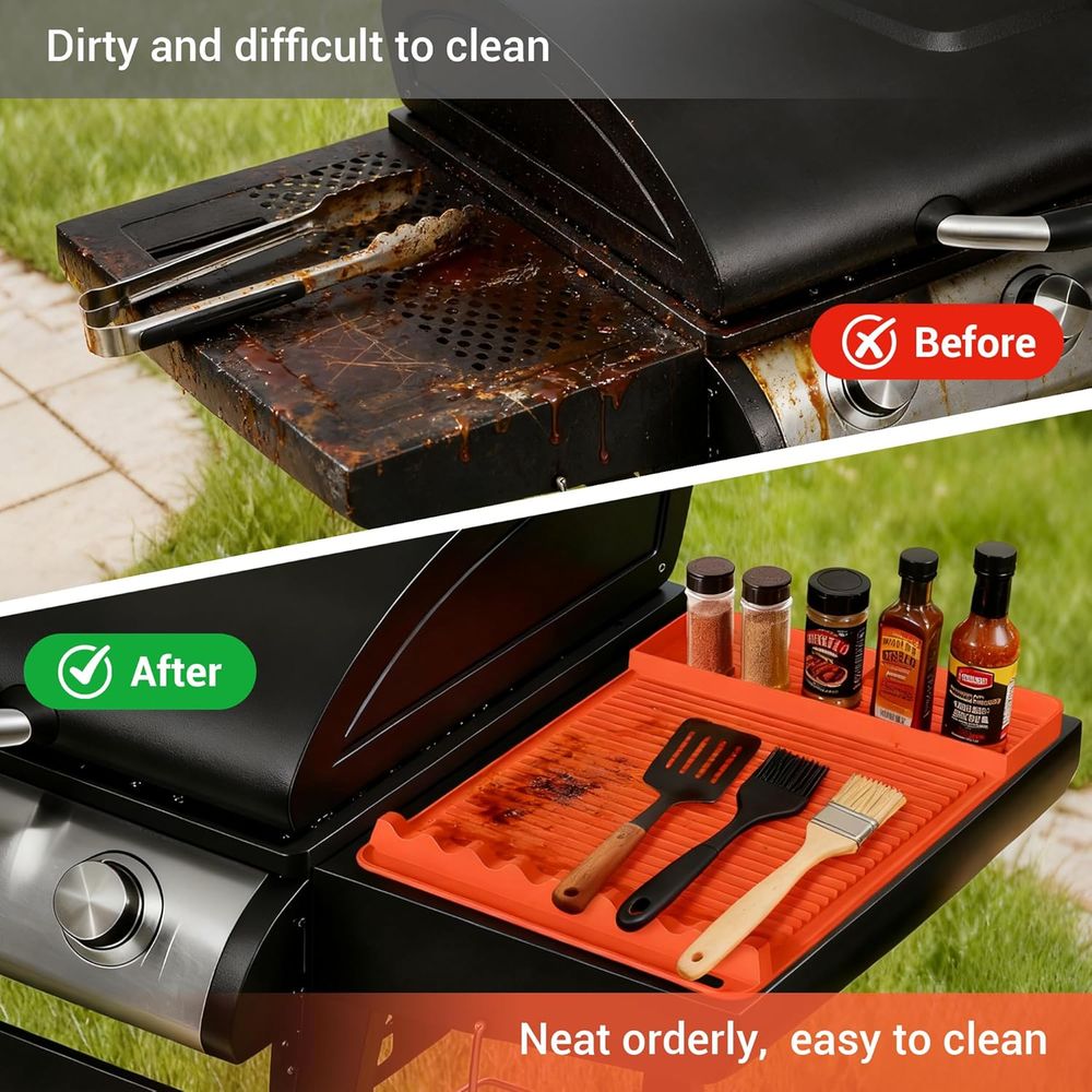 Tapis de barbecue en silicone  - Camping Cooking Grill avis et prix