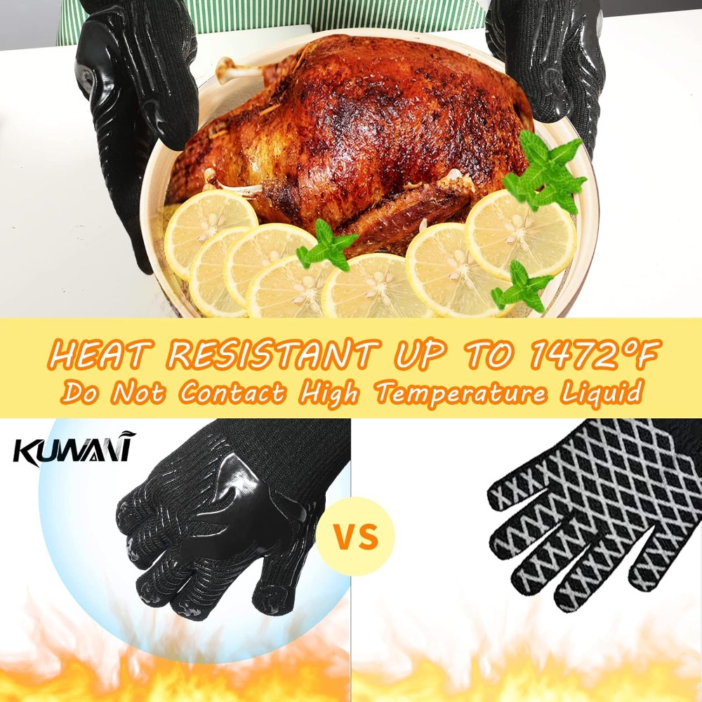 Gants de barbecue, 1472 ° Gant - Camping Cooking Grill avis et prix